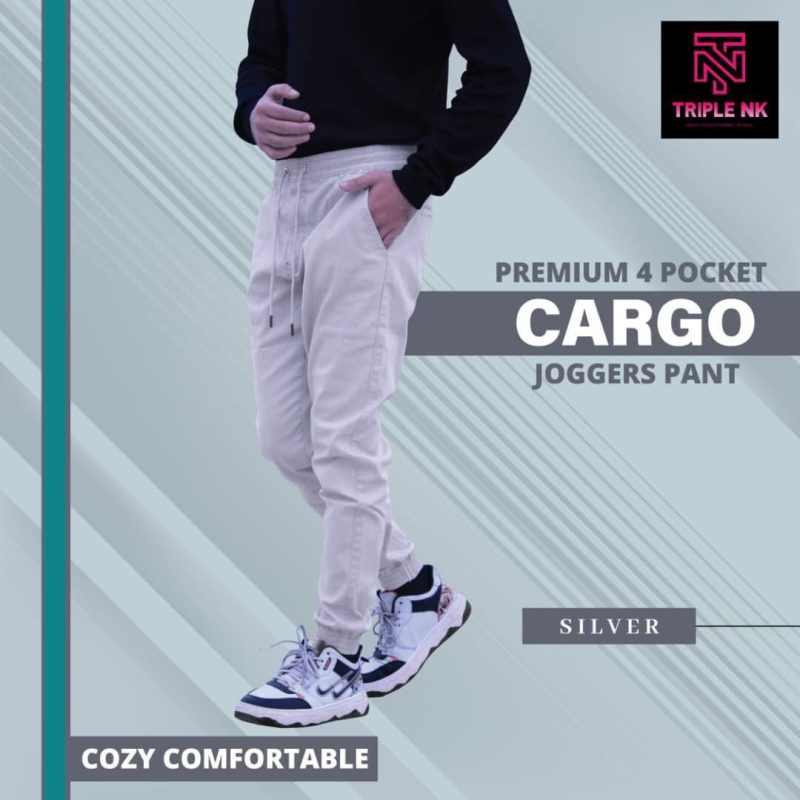 Premium Jogger’s Pants (Silver)