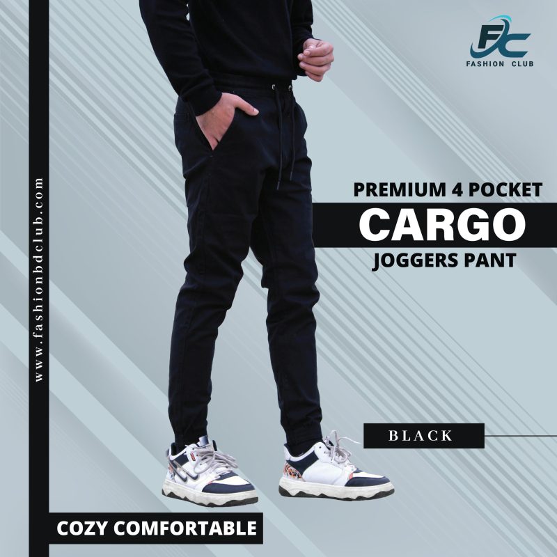 Premium 4 Pocket Jogger’s Pants ( Black )
