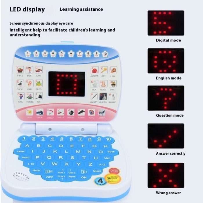 Kids Educational Laptop Toy Interactive Learning Game - Image 2